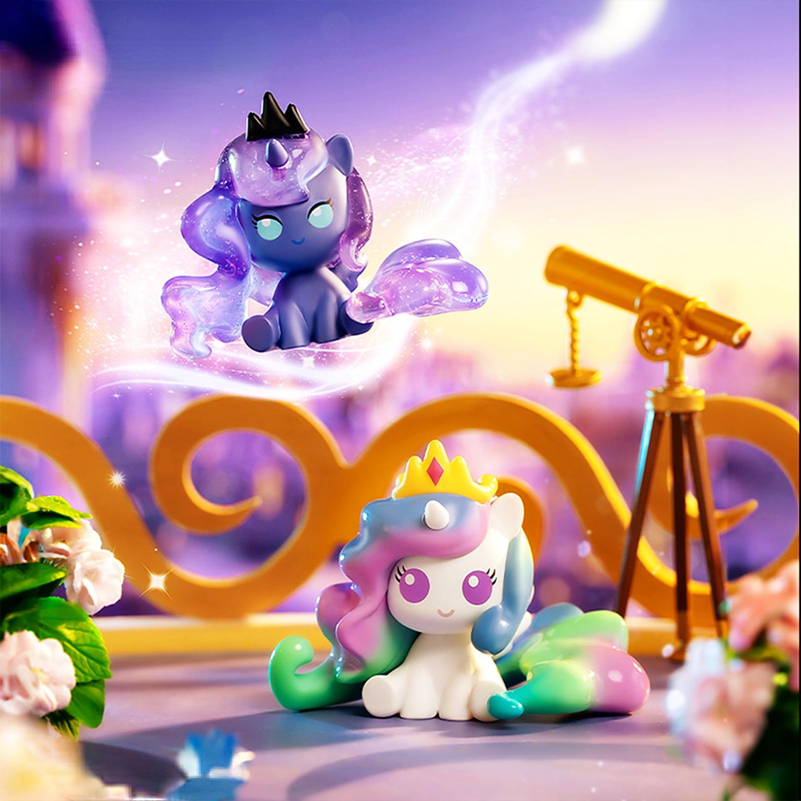 MINISO My Little Pony bottle box display ornament for decor and delight.