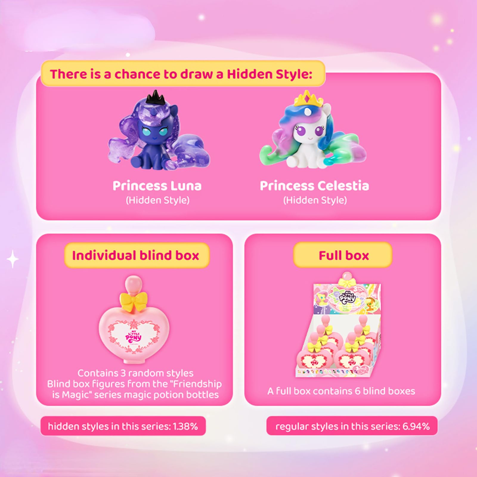 MINISO My Little Pony packaging box ready for display or gifting.