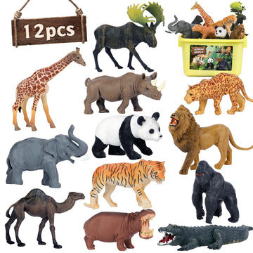 Mini Tudou safari lion figure for imaginative play and storytelling