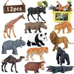 Mini Tudou safari lion figure for imaginative play and storytelling