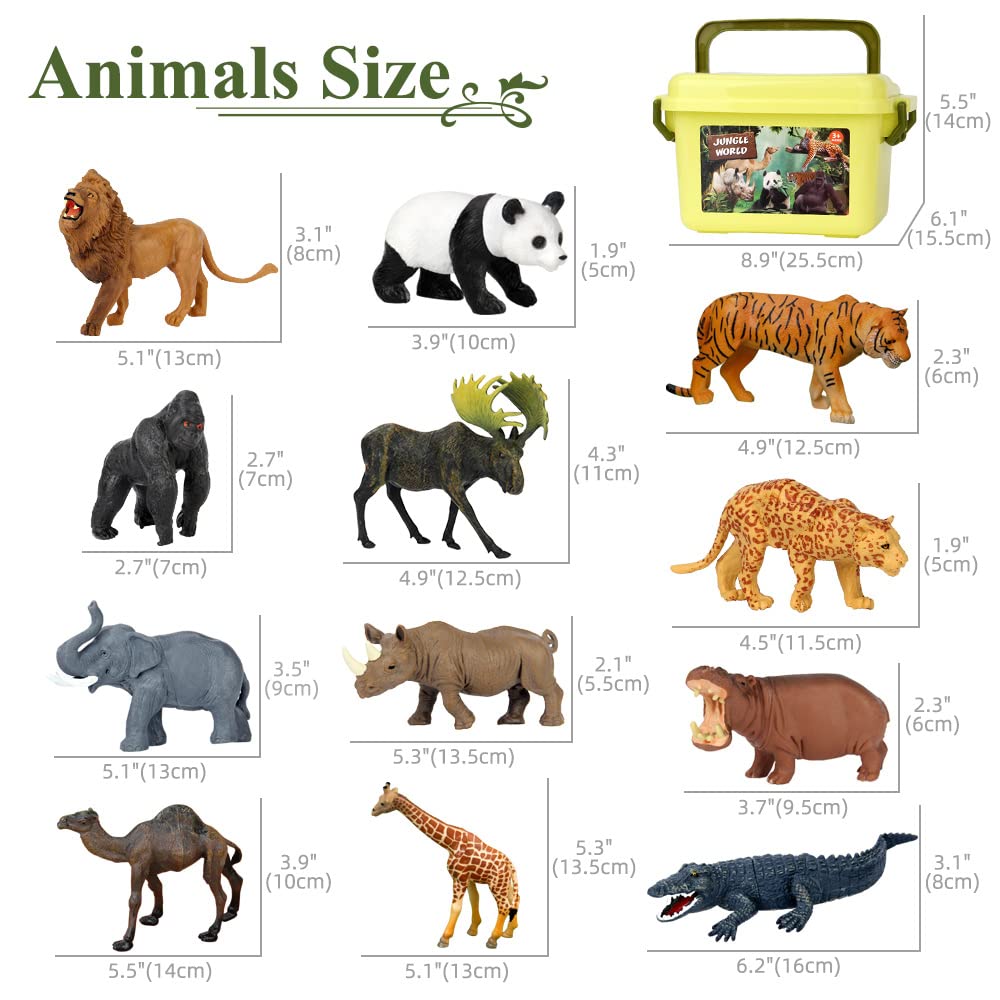 Mini Tudou rhino figure sturdy and detailed for durable play