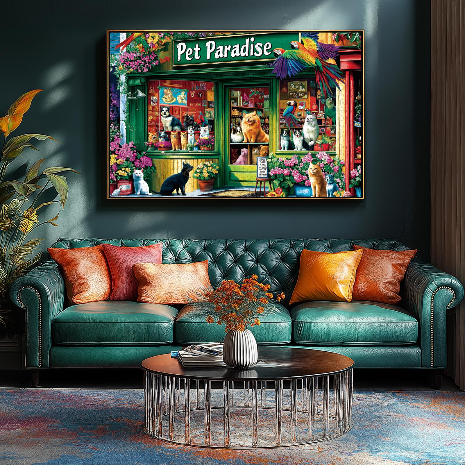 MINIWAN puzzle eco-friendly cardboard materials support sustainable, clean puzzling experiences.