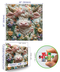 MINIWAN 500-piece puzzle for adults—precision-cut pieces for a smooth assembly.
