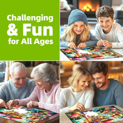 MINIWAN 500-piece puzzle with eight shapes for varied challenges.