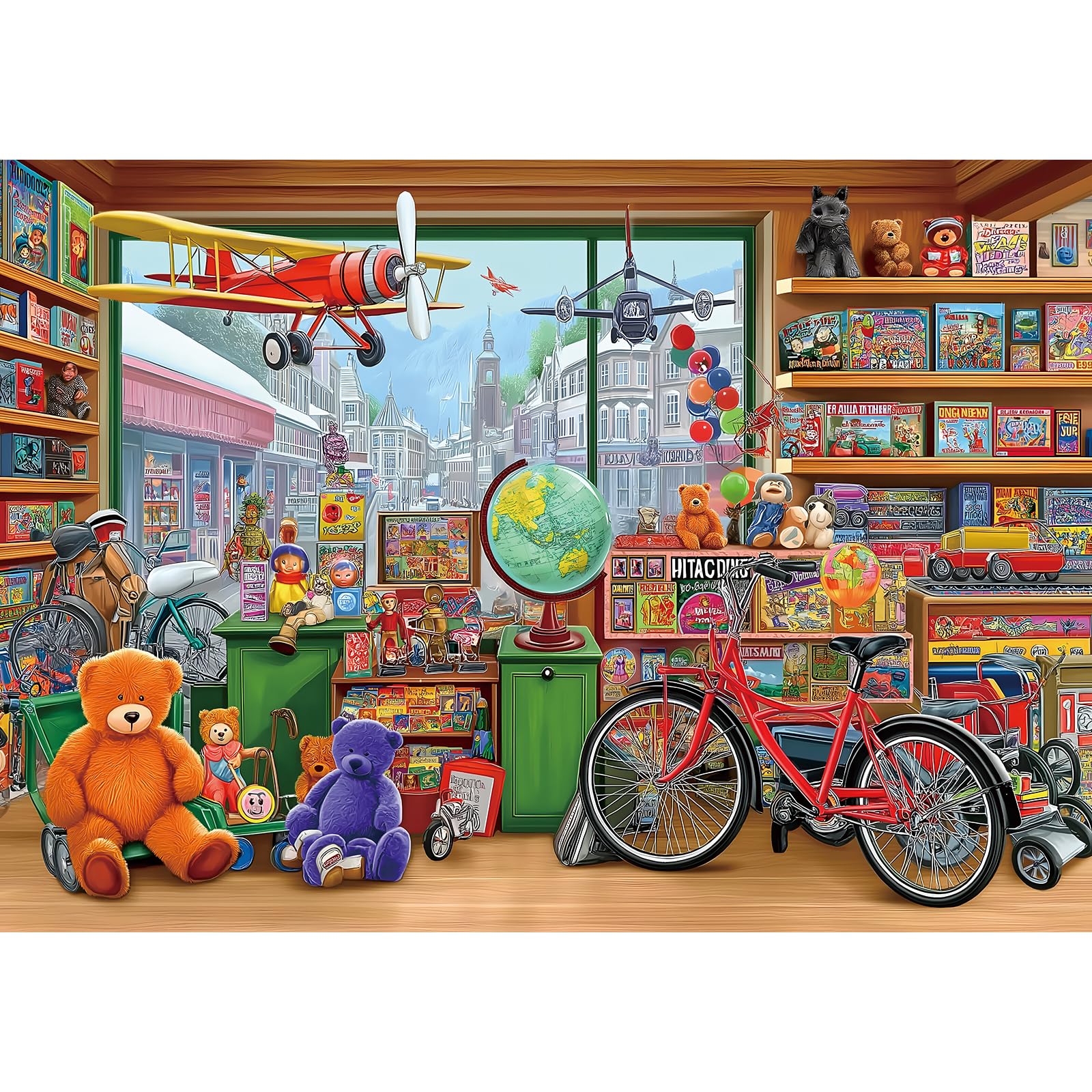 MINIWAN thick cardboard puzzle – eco-friendly materials for safe family fun