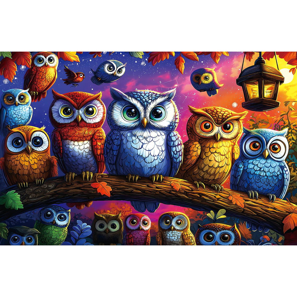 MINIWAN frame-ready 23x15 inch finished puzzle for Halloween decor