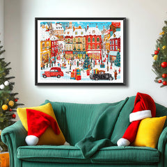 MINIWAN 500-piece puzzle – thick cardboard pieces for a satisfying, durable fit.