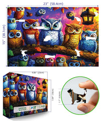 MINIWAN twilight night-scene puzzle ideal for adults and family game night