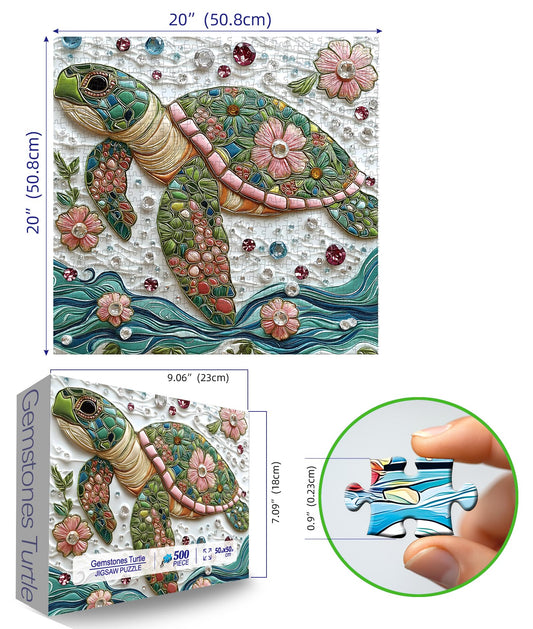 MINIWAN crystal flower art puzzle highlights intricate details for focused solving