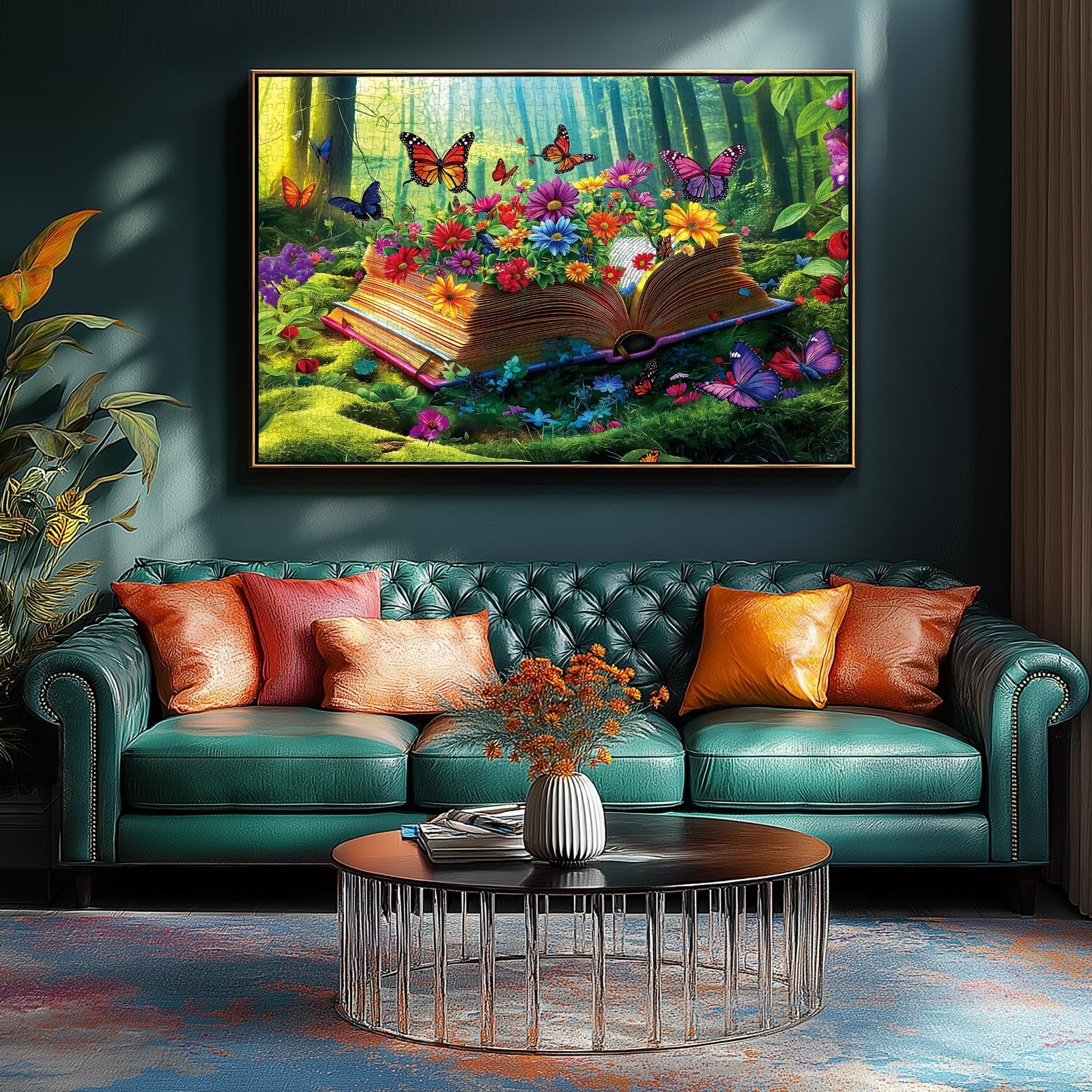 MINIWAN Butterflies detail highlights bright wings for engaging puzzle time