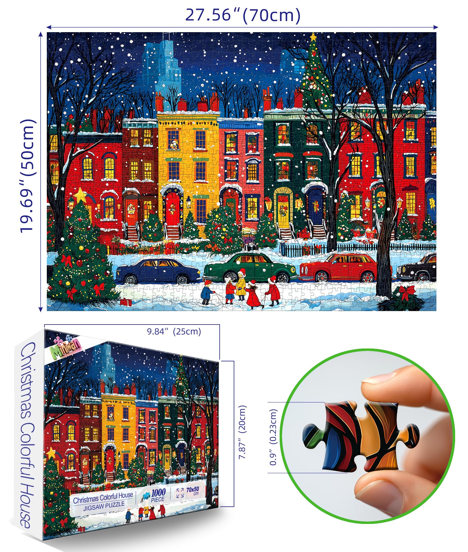 MINIWAN puzzle with poster for guided assembly visual reference