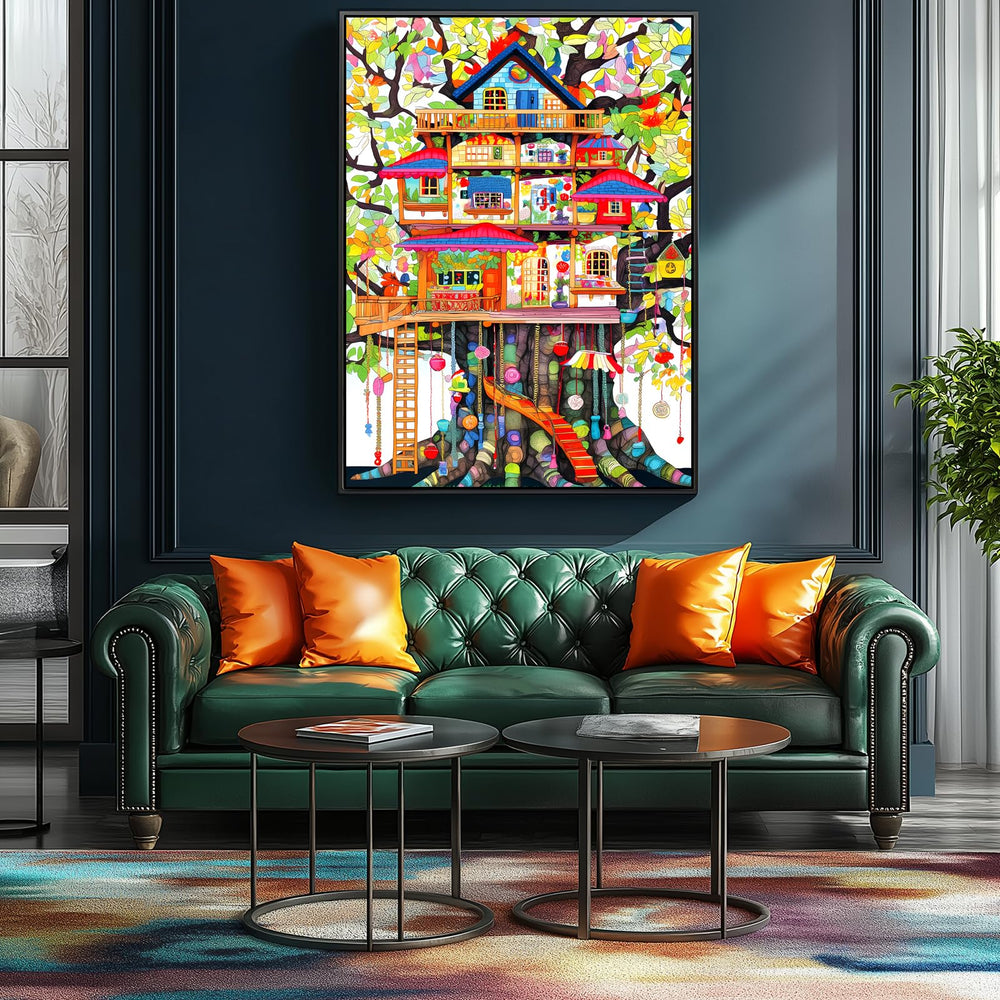 MINIWAN 15x23 inches completed image ready for framing to brighten any room.