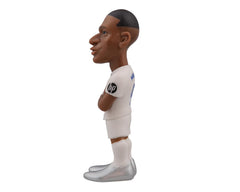 MINIX collectible figurines Mbappé stylized caricature adds modern art flair.