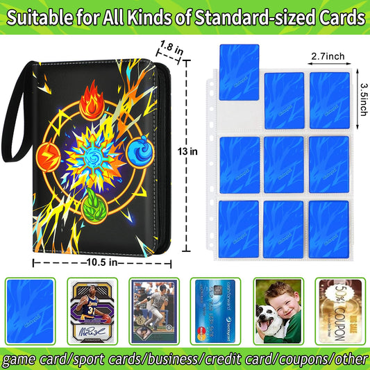 Minkeytal binder with removable sleeves for easy card organization.