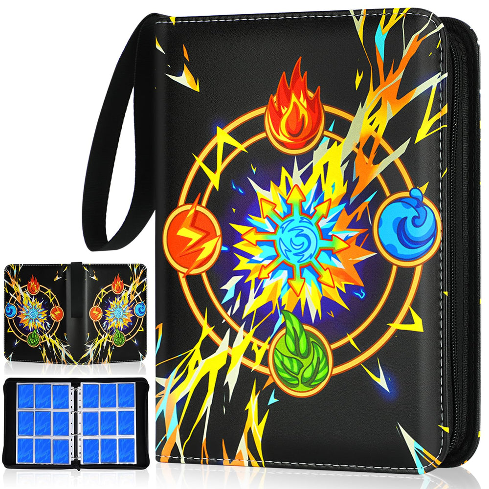 Minkeytal card binder cover highlighting durable 9-pocket layout for collectors.