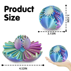 Minleway Gear Ball compact portable toy for travel and on-the-go focus.