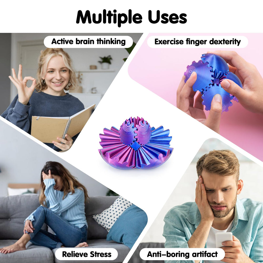 Minleway Gear Ball for desk use supports focus breaks during work or study.