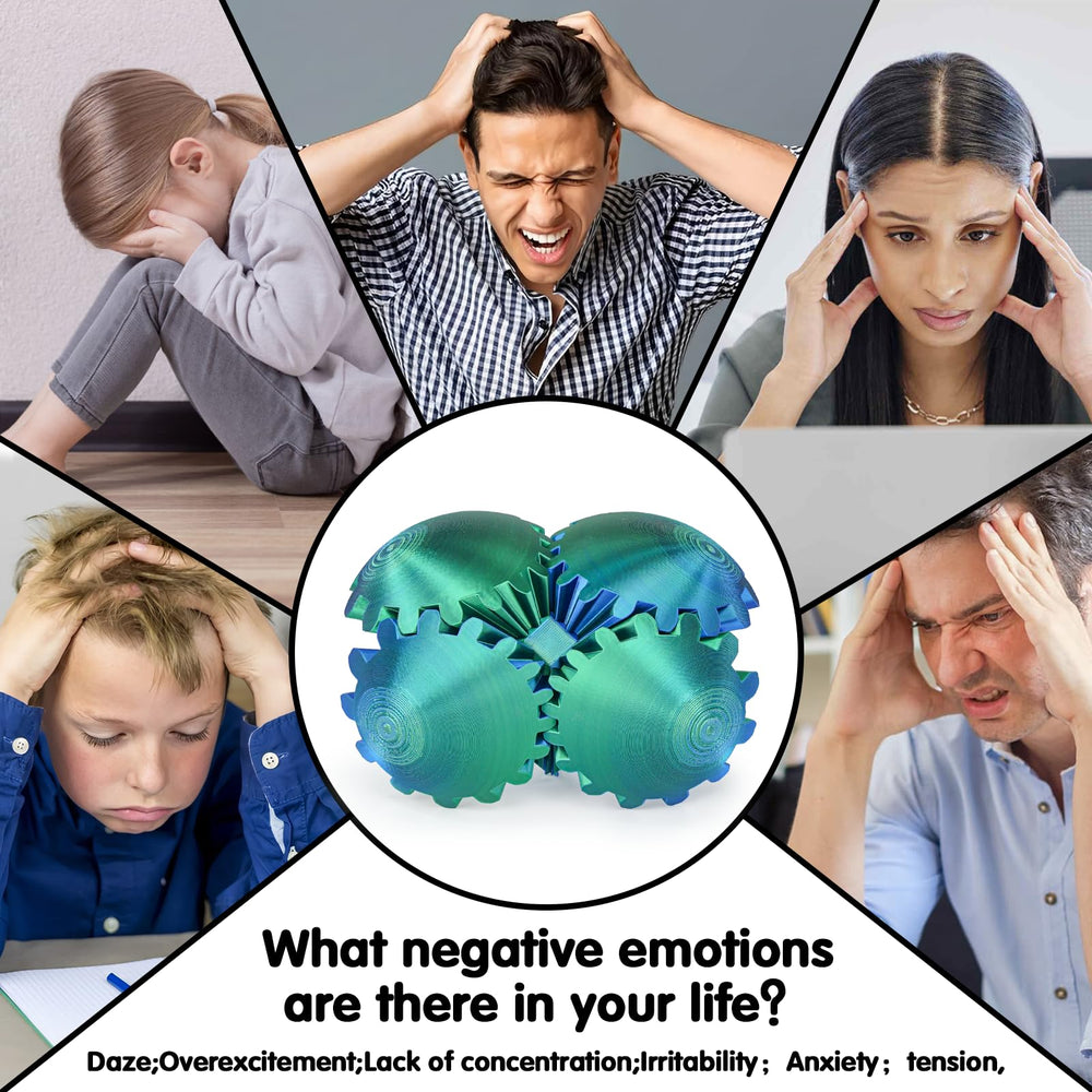 Minleway Gear Ball compact portable desk toy for on-the-go relaxation