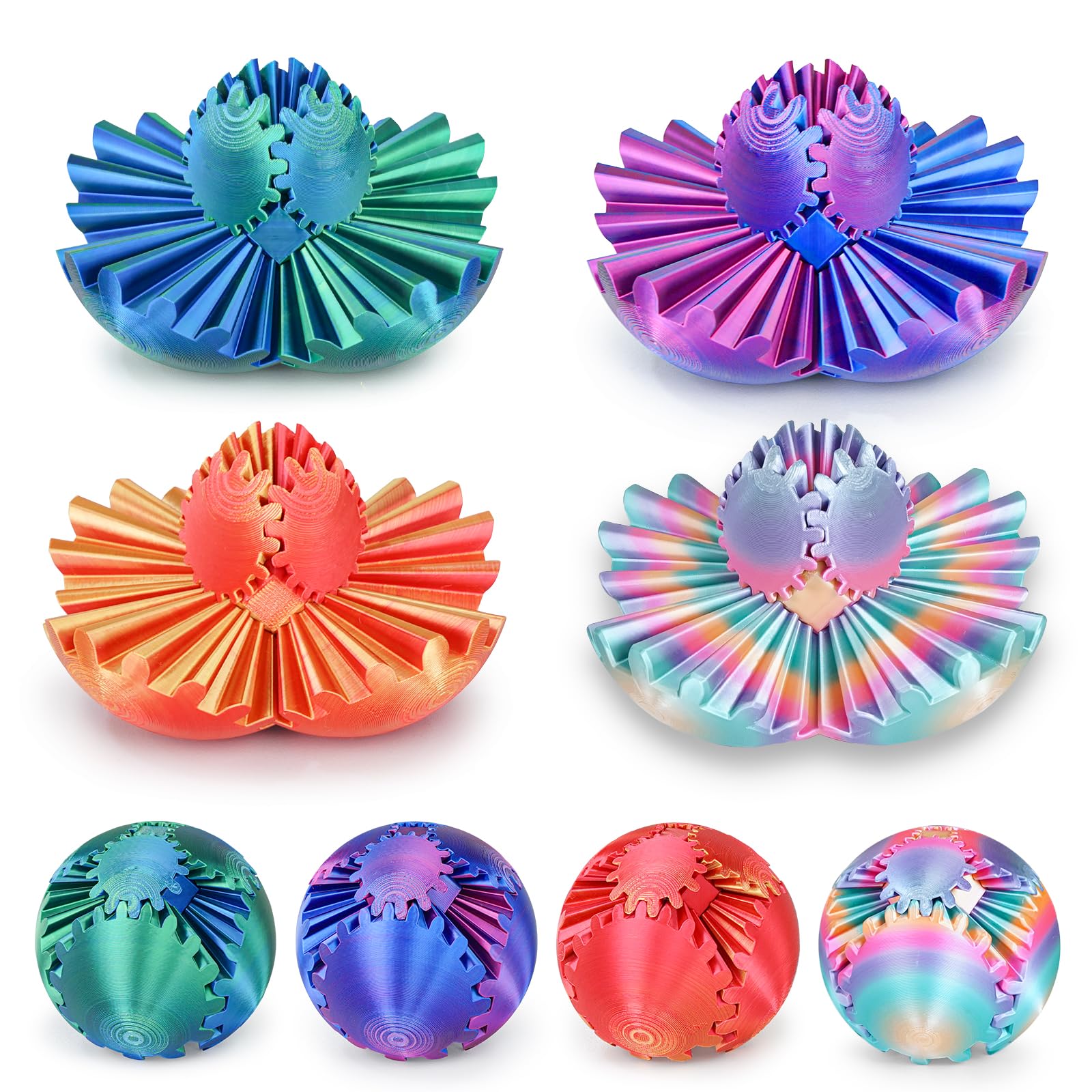 Minleway Gear Ball with rotatable gear for satisfying finger spins and focus.