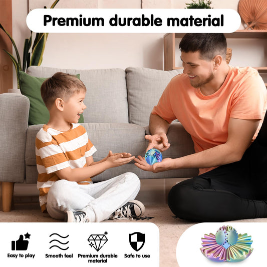 Minleway Gear Ball features rotatable gears for satisfying fidget play and focus.