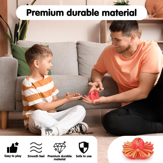 Minleway gear-sphere fidget toy with rotatable gears supports concentration during study