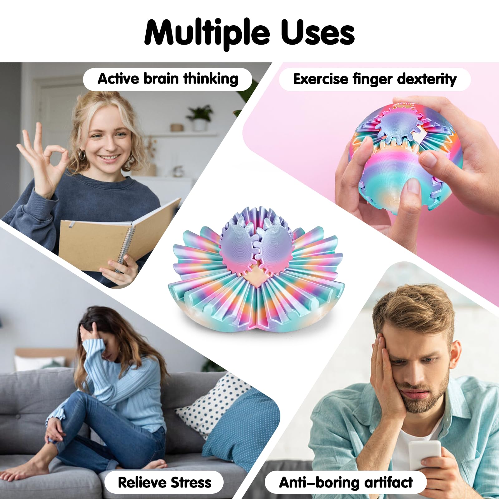 Minleway GearSphere ergonomic hand design supports smooth, comfortable play sessions