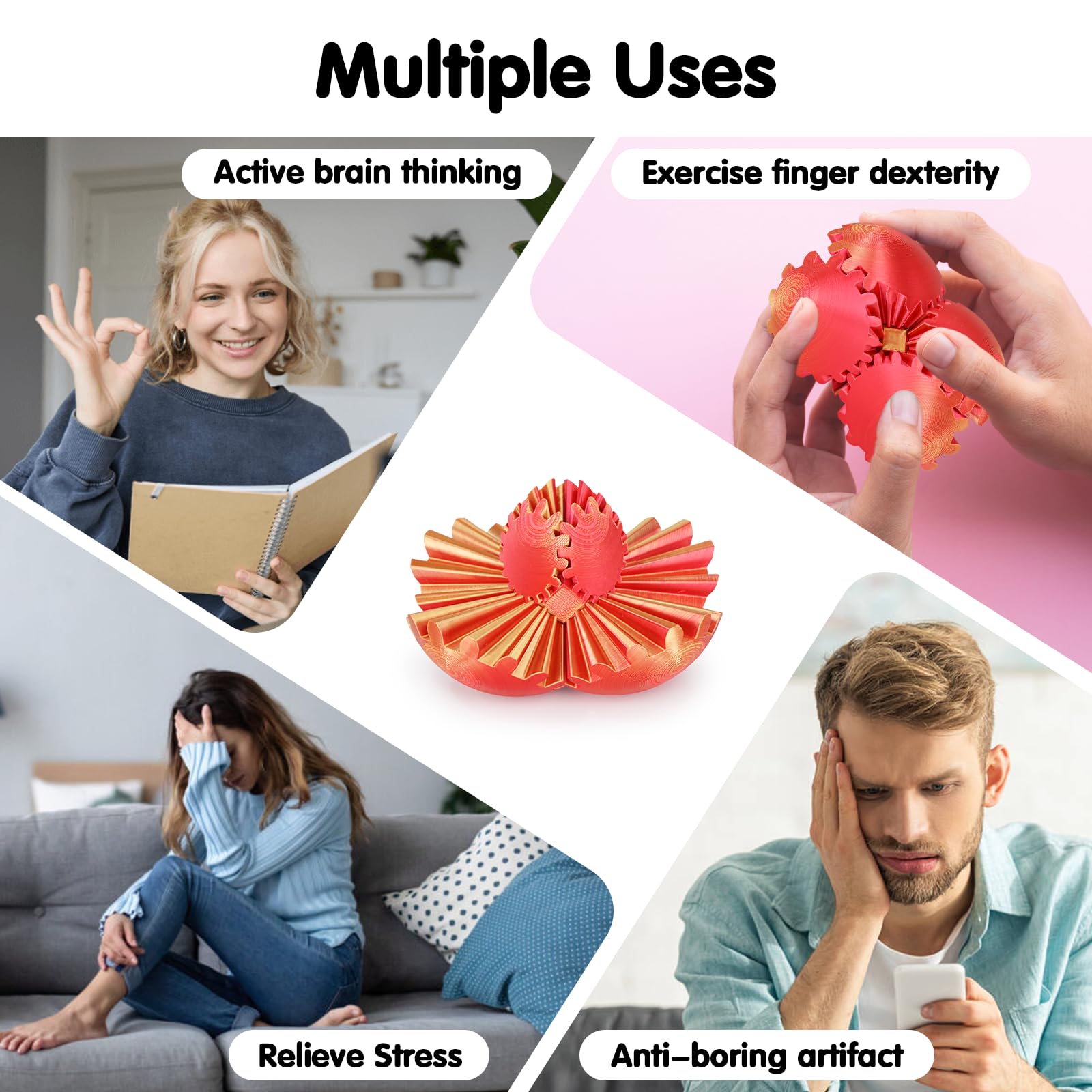 Minleway sensory toy offers tactile stress relief suitable for home or office use
