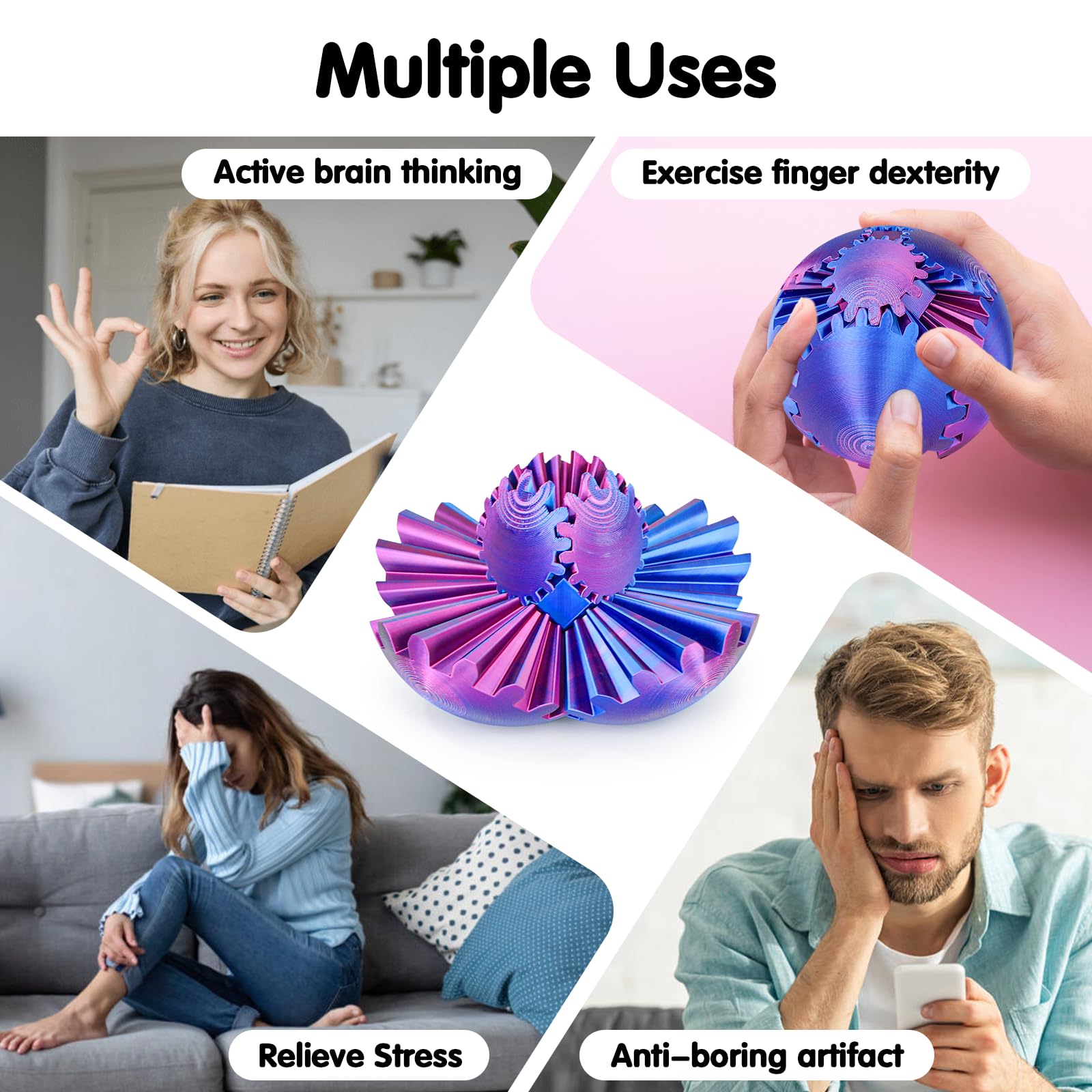Minleway sensory toy supports focus and relaxation in classrooms, offices, or at home.
