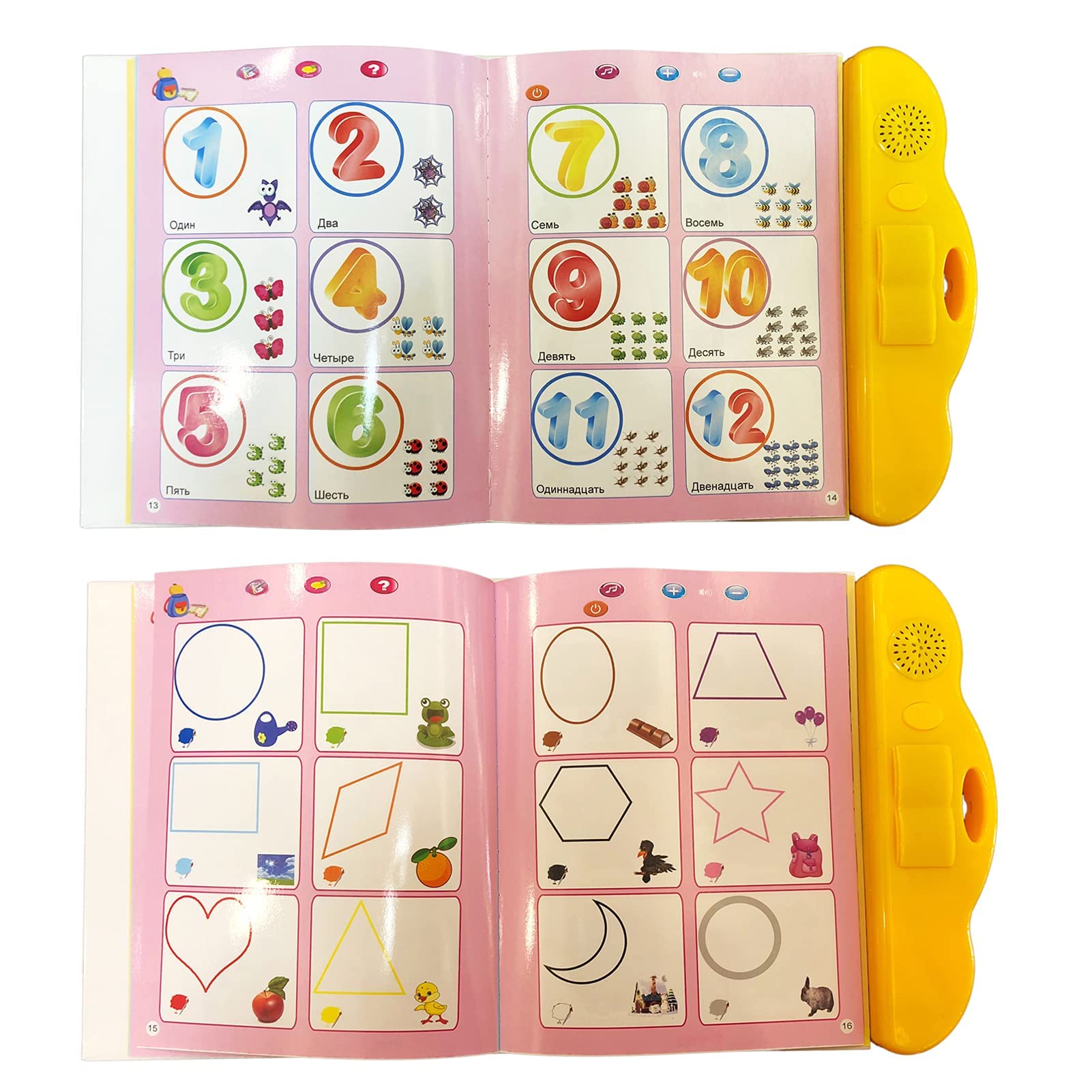MINMEER learning activities display twelve tasks for hands-on language practice