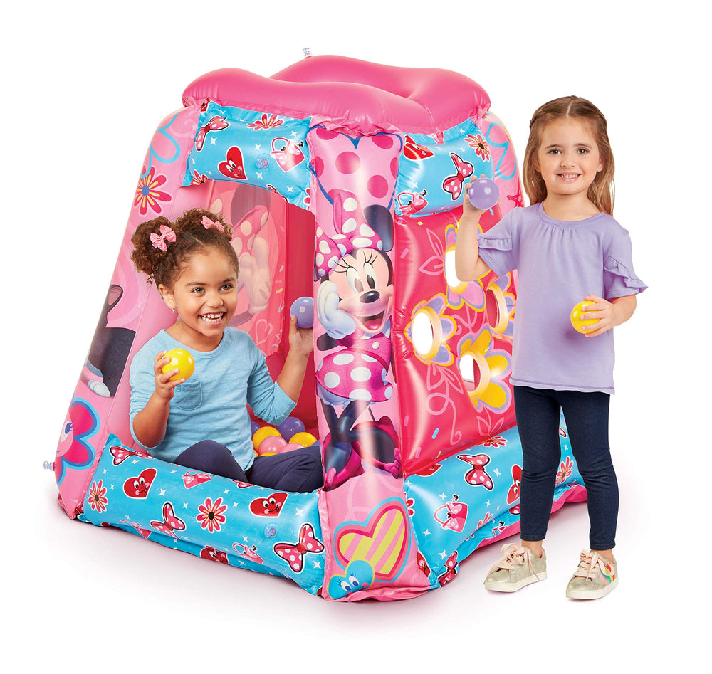 MINNIE Minnie Mouse ball pit with 20 balls, ideal for toddler playtime.