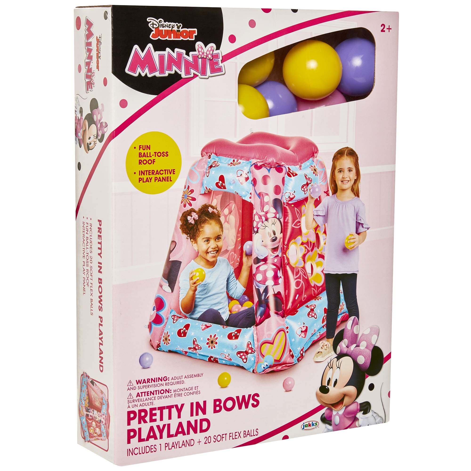 MINNIE Minnie Mouse ball pit open entrance inviting easy access for toddlers.