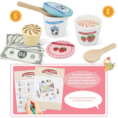 Minnot wooden popsicles spark creative menus and sequencing during play