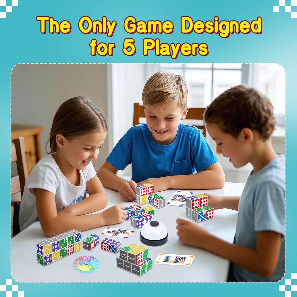 Minoskia family game night promotes screen-free learning and laughter.