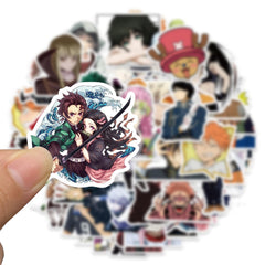 MINRAIN 100-piece anime stickers for journal, removable without residue