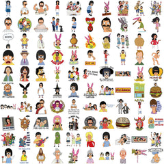 MINRAIN Bob's Burgers car sticker with easy removal and clean finish.
