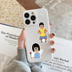 MINRAIN Bob's Burgers laptop sticker delivers vibrant HD printing on a laptop.