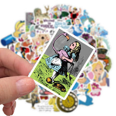 MINRAIN Alice cartoon characters for creative projects and surfaces.