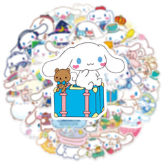 MINRAIN Cinnamoroll stickers on a bike helmet express personality outdoors