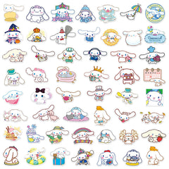 MINRAIN Cinnamoroll stickers on a phone case adding playful waterproof style