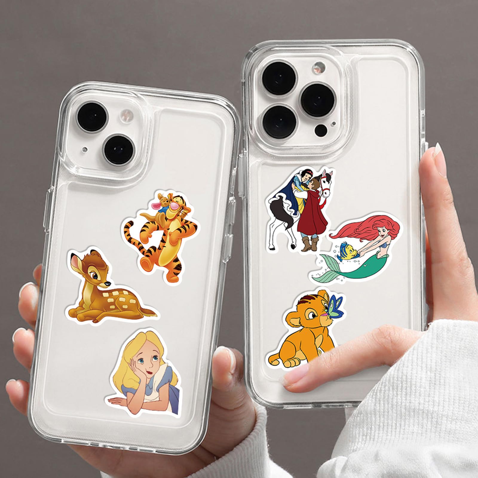 MINRAIN Disney stickers for gaming consoles, simple peel-and-stick application.