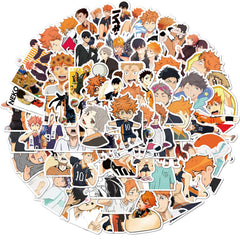 MINRAIN Haikyuu laptop sticker, high-definition print resists fading.