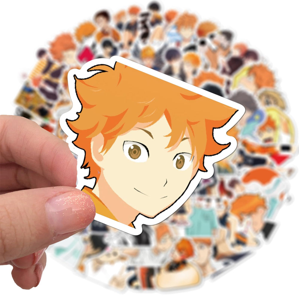 MINRAIN Haikyuu phone case sticker, simple application and removal.