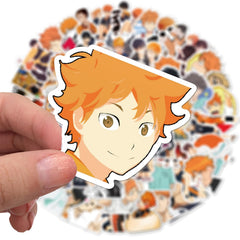 MINRAIN Haikyuu phone case sticker, simple application and removal.