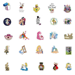MINRAIN removable Alice stickers leave no residue on surfaces.