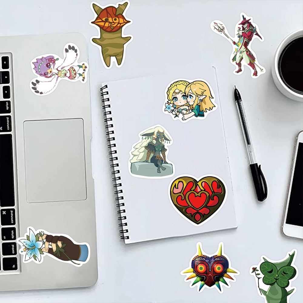 MINRAIN Zelda stickers for bike: bold visuals that resist wear on rides.