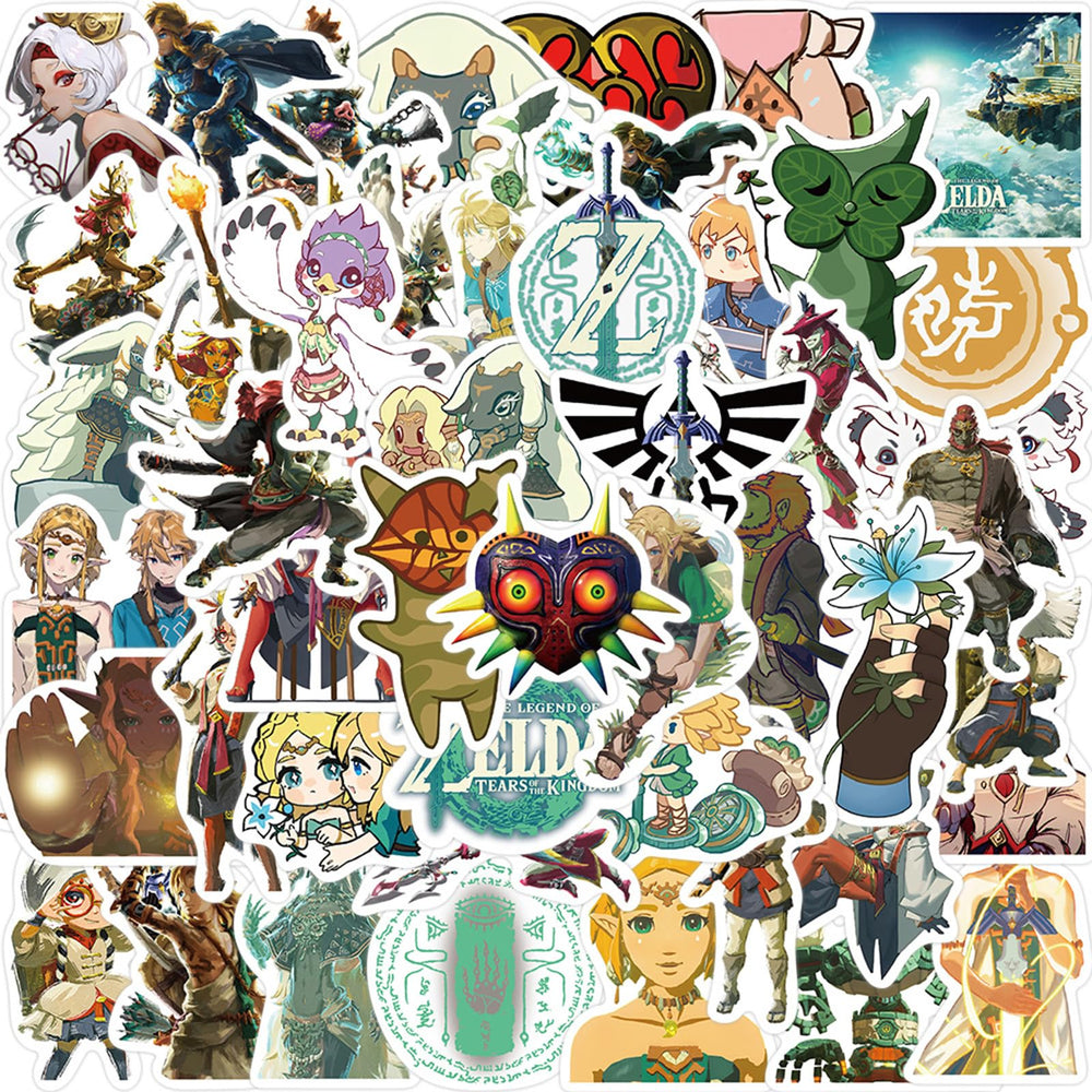 MINRAIN Zelda stickers for laptop: waterproof decals to personalize your device.