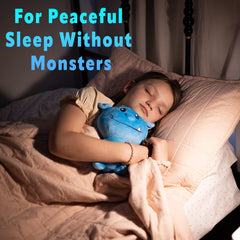 Mint Bucket Chomphogs 4-inch plush companion supports siblings at night.