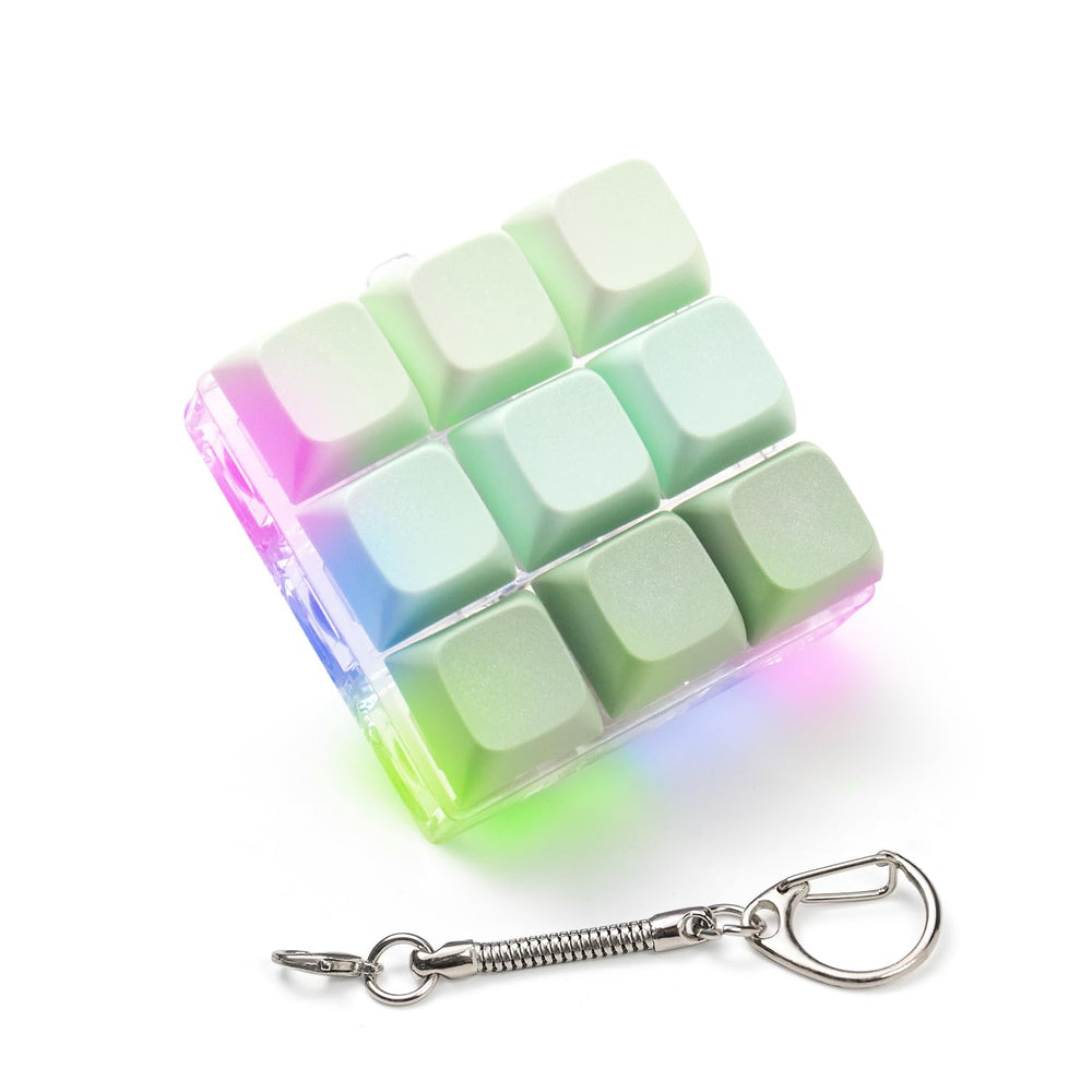 MintCaps keyboard fidget toy with LED light for desk use