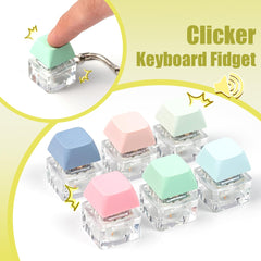 Mintcaps keyboard fidget toy red lighting mode for ambience and focus.