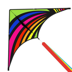 Mint's Colorful Life Delta Kite bright colors ready to fly for effortless outdoor fun.